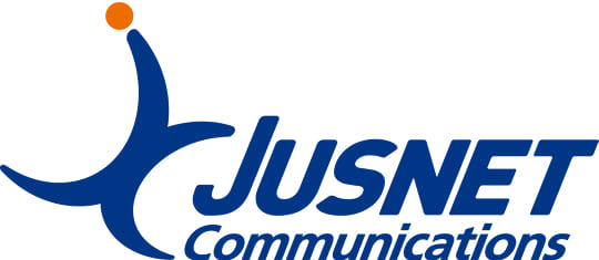 JUSNET Communications ロゴ