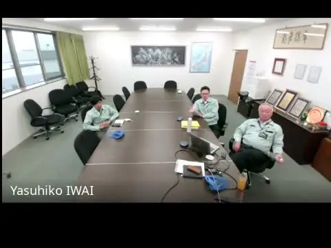 株式会社ナベルの3名（永井 良知 代表取締役社長、祝 靖彦 技術部長、DO DINH AN 様）によるオンライン取材